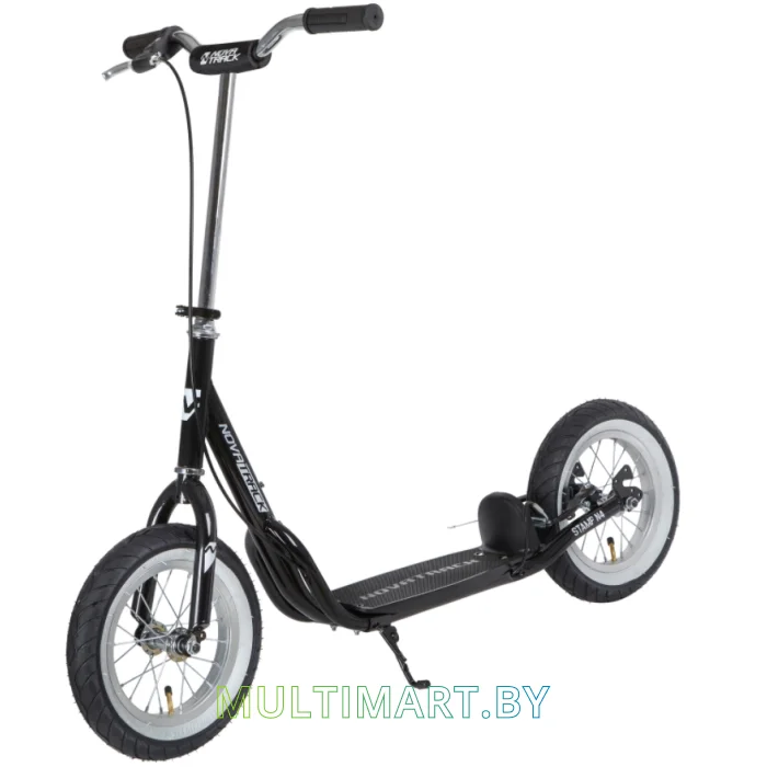 Самокат Novatrack Stamp N4 12STAMPN4.BK20 (черный, 2020)